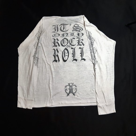 Vintage Rare AMAL GUESSOUS A&G Long Sleeve T Shirt Size 2XL/ XL Rock and Roll - Picture 5 of 13